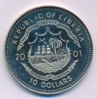 Libéria 2001. 10$ "Szabadság pillanatai - Egyenlő jogokat a nőknek - 1866" multicolor, kap...