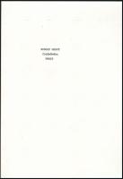 Hervé, Rodolf (1957-2000): Victor Vasarely a műtermében. Fotó, hátoldalán pecséttel jelzett. 16x24 c...