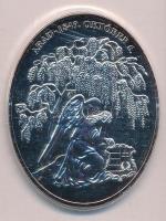 DN "Tizenhárom aradi vértanú - Dessewffy Arisztid" ezüstözött Cu-Zn emlékérem, tanúsítvánn...