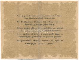 1848. 10Ft "Kossuth bankó" T:F,VG körbevágott
Adamo G111