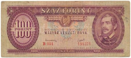 1949. 100Ft "B 001 090371" T:F,VG Adamo F28