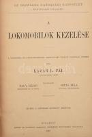 Lázár L. Pál: A lokomobilok kezelése. Revidiálták Nagy Dezső, Szüts Béla. Bp., 1887, Országos Gazdasági Egyesület, VIII+ 247 p. Kiadói egészvászon-kötés, kopott borítóval. Benne gőzgépkezelői tanfolyam vizsgakérdéseivel.