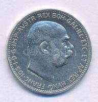 Ausztria 1915. 1K Ag "Ferenc József" T:XF,VF ph. Austria 1915. 1 Corona Ag "Franz Joseph" C:XF,VF edge error Krause KM#2820