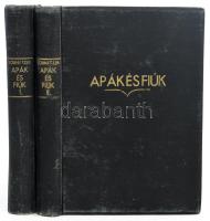 Kornitzer Béla: Apák és fiúk. Nagy magyar értékeink - ahogyan fiaik látják. I-II. köt. Dr. vitéz József Ferenc főherceg Ő királyi fensége előszavával. A szerző, Kornitzer Béla (1910-1964) író, újságíró, grafikus által DEDIKÁLT példány! [Bp., 1940.,] Szerzői, (Pesti Lloyd-ny.) 278 p. + 65 (fekete-fehér képtáblák) t; 279-528 p. +51 (fekete-fehér képtáblák) t. Első kiadás. Számozatlan példány! Kiadói egészvászon kötés, kopott borítóval.  Kornitzer Béla (1910-1964) író, újságíró, grafikus. Behatóan foglalkozott az apák és fiaik viszonyával, sorsuk alakulásával. Többek között Horthy Miklóssal és fiával, Móricz Zsigmonddal és fiával, Mikszáth Kálmánnal és fiával, több mint ötven hírességgel és leszármazottaikkal készített érdekfeszítő interjúkat. A háború alatt, kapcsolatait kihasználva, saját családján kívül sok zsidó családot mentett meg a pusztulástól. 1947-ben kivándorolt az Egyesült Államokba. Folytatta újságírói, írói tevékenységét és tovább kutatta az apák és fiaik viszonyát.  A könyvben szereplő Apák és fiaik: nagybányai Horthy István - Horthy Miklós Frigyes főherceg - Albert főherceg József főherceg - József Ferenc főherceg id. Andrássy Gyula - ifj Andrássy Gyula gróf Apponyi Albert - gróf Apponyi György Balogh Gábor - Balogh Jenő Baross Gábor - ifj Baross Gábor Berzeviczy Tivadar - Berzeviczy Albert Beőthy Andor - Beöthy László Bessenyey Bertalan - Bessenyey Zénó gróf Bethlen István - gróf Bethlen András id. Chorin Ferenc - ifj Chorin Ferenc gróf Csáky Albin - gróf Csáky Károly gróf Csekonics Endre - gróf Csekoics Iván gróf Esterházy Miklós Móric - gróf Esterházy Móric báró Fejérváry Géza - báró Fejérváry Imre gróf Festetics Sámuel - gróf Festetics Domonkos Gaál Gaszton - Gaál Olivér Gömbös Gyula - vitéz Gömbös Gyula Hegedüs Sándor - Hegedüs Loránt Herczog Ferenc - Herczeg Ferenc Horánszky Nándor - Horánszky Lajos Justh Gyula - Justh János Kállay András - Kállay Miklós id. gróf Khuen-Héderváry Károly - ifj. gróf Khuen-Héderváry Károly báró Korányi Frigyes - báró Korányi Sándor báró Lang Lajos - báró Láng Boldizsár Lázár Benő - Lázár Andor id. Lukács György - Lukács György Mikszáth Kálmán - ifj. Mikszáth Kálmán herceg Montenuovo Afréd - herceg Montenuovo Nándor Móricz Bálint - Móricz Zsigmond Nagy Sándor - Nagy Emil őrgróf Pallavicini Ede - őrgróf Pallavicini György báró Perényi Zsigmond - báró Perényi Zsigmond Polónyi Géza - Polónyi Dezső Puky Gyula - Puky Endre Raffay János - dr. Raffay Sándor Rakovszky István - Rakovszky Iván Ravasz György - dr. Ravasz László Sipőcz László - Sipőcz Jenő Széll Ignác - Széll József Sztranyavszky Géza - Sztranyavszky Sándor Tasnádi Nagy Gyula - Tasnádi Nagy András Tisza Kálmán - gróf Tisza Lajos Tóth Imre - Tóth László Törs Kálmán - Törs Tibor id. Ugron Gábor - ifj. Ugron Gábor Vázsonyi Vilmos - Vázsonyi János Wekerle Sándor - ifj Wekerle Sándor Wlassics Antal - báró Wlassics Gyula báró Wlassics Gyula - ifj. báró Wlassics Gyula Wolff Károly - ifj. Wolff Károly gróf Zelenski László - gróf Zelenski Róbert