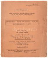 Bodnár József: Kereskedelmi-, váltó- és csekkjog, csőd- és kényszeregyeszségi eljárás. Bp., 1936, Bodnár József Oeconomia Közg. és Revizori Szakszeminárium, (Vörösváry-ny.), 2+231+1 p. Kiadói papírkötés, szakadt borítóval.