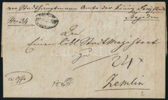 1835 1 1/23 latos ex offo 24kr portóval "SZEGEDIN" - Zemlin