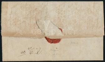 loth 1 1/23 ex offo with 24kr Postage due "SZEGEDIN" - Zemlin 1 1/23 latos ex offo 24kr po...
