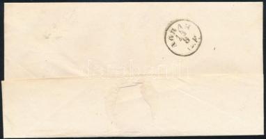 1860 Ex offo cover "SEMLIN" - "AGRAM" 1860 Ex offo "SEMLIN" - "AG...