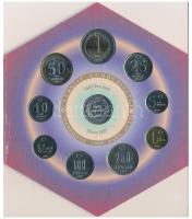 Törökország 2005. 1k - 250.000L (9xklf) + Ag verdei zseton (6g/0.500/22mm). Forgalmi sor karton dísz...