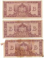1946. 100.000BP (3x) T:VG folt
Adamo P36