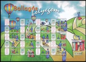 2007 Ballagás bélyegem IV. - Hőlégballon promóciós teljes ív