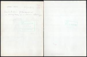 Balla Demeter (1931-2017): Fábri Zoltán és Kovács András rendez, 4 db részben feliratozott, pecsétte...