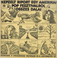 Déry Tibor - Presser Gábor - Adamis Anna - "Képzelt Riport Egy Amerikai Pop-Fesztiválról" Összes Dalai. Vinyl, LP, Yellow Label, Qualiton, Magyarország, 1973. VG