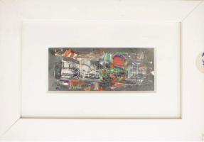 Rubint Ávrahám Péter (1959-): (...) Melyik a fontosabb. Olaj, karton, jelezve jobbra lent, hátoldalá...