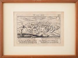 XVII. század Meisner, Daniel (1585-1625): Fehérvár látképe egy közmondás illusztrációjának hátterébe...