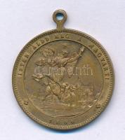 1896. "Jubileumi emlékérem" aranyozott bronz emlékérem füllel. "MAGYARORSZÁG EZER ÉVE...