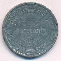 1929. 2P "Madonna" korabeli ólom hamisítvány T:F ph