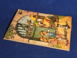 Kubasta, Vojtech: 
[Peter and Sally On The Farm] [Péter és Sári a farmon. Mozgatható elemeket is ta...