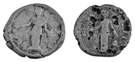 Római Birodalom ~II-III. század 2db Ag Denarius gyenge állapotban, az egyik Antoninus Pius (2,28g, 2,32g) T:F,VG Roman Empire ~2nd-3rd century 2pcs Ag Denarius in weak condition, one of them is Antoninus Pius (2,28g, 2,32g) C:F,VG