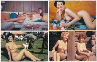 88 db MODERN használatlan motívum képeslap: erotikus meztelen Pin-up lányok / 88 modern unused motiv...
