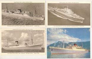 21 db RÉGI angol motívum képeslap: Union-Castle Line hajók / 21 pre-1945 unused British motive postcards: Union-Castle Line steamships