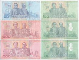 Thaiföld DN (2018-2024) 20B (3db) + 50B + 100B (2db) T:XF-F
Thailand ND (2018-2024) 20 Baht (3pcs) ...