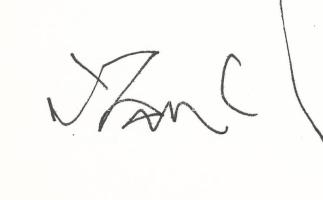 Szász Endre (1926-2003): Női arckép. Tus, papír, jelzett, 27x20 cm