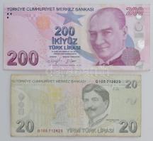 Törökország 2009. 20L + 200L T:F
Türkiye 2009. 20 Lirasi + 200 Lirasi C:F
