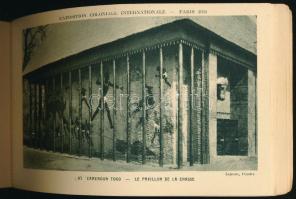 1931 Paris, Promenade a Travers l'Exposition Coloniale Internationale - postcard booklet with 2...