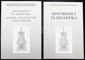 Historizmus és eklektika. I-II. köt. I. köt.: szövegkötet. II. köt.: képkötet. Szerk. Péter Márta. Az európai iparművészet stíluskorszakai. Kiállítás az Iparművészeti Múzeum gyűjteményéből. Bp., 1992, Iparművészeti Múzeum. Gazdag képanyaggal illusztrált. Kiadói papírkötésekben.