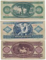 1949. 10Ft + 20Ft + 100Ft T:F,VG Adamo F3, F10, F28