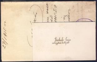 1914 Ösztöntdíj iránti kérelem a hallgató névjegyével