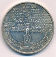 Lapis András (1942-) 1984. "MÉE Esztergom - A magyar pénzverés kezdete" Ag emlékérem (34,8...