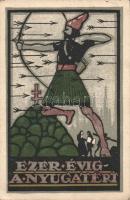 Hungary defending the West for a thousand years litho (EK)