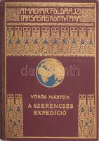 Vörös Márton (1900-1993): A szerencsés expedíció. Hans W. Ahlmann kutató útja az északi jégvilágba. Magyar Földrajzi Társaság Könyvtára. Bp.,[1934.], Franklin,140+2 p.+20 (kétoldalas fekete-fehér fotók) t.+2 (térképek) t. Egészoldalas fekete-fehér fotókkal, és két térképpel illusztrált. Kiadói dúsan aranyozott egészvászon sorozatkötésben, belső kötéstáblán Kass János: Kelen Péter könyve (ex libris), kissé laza kötéssel, a borítón és gerincen apró kopásnyomokkal, máskülönben jó állapotban.