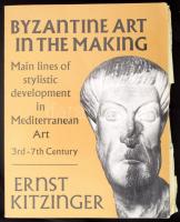 Ernst Kitzinger: Byzantine Art in the making. Main lines of stylistic development in Mediterranean Art. 3rd - 7th Century. Cambridge,1995.,Harvard University Press. Angol nyelven. Gazdag képanyaggal illusztrált. Kiadói papírkötés, kissé kopott borítóval, benne számos jegyzetlappal rajtuk a témához kapcsolódó jegyzetekkel, igényes szép írással írva.