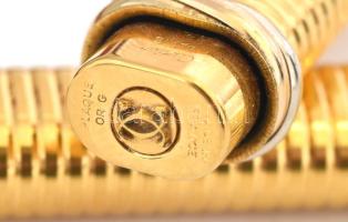 Cartier eredeti golyóstoll, hibátlan, új állapotban, díszdobozban, jelzett, aranyozott. h: 14 cm