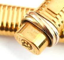 Cartier eredeti golyóstoll, hibátlan, új állapotban, díszdobozban, jelzett, aranyozott. h: 14 cm