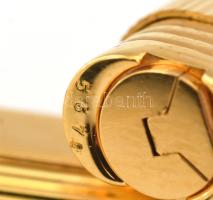 Cartier eredeti golyóstoll, hibátlan, új állapotban, díszdobozban, jelzett, aranyozott. h: 14 cm