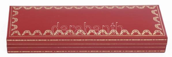 Cartier eredeti golyóstoll, hibátlan, új állapotban, díszdobozban, jelzett, aranyozott. h: 14 cm