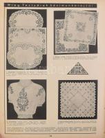 1935 A Magyar Úriasszonyok Lapja XII. évfolyamának több száma könyvbe kötve, kijáró lapokkal