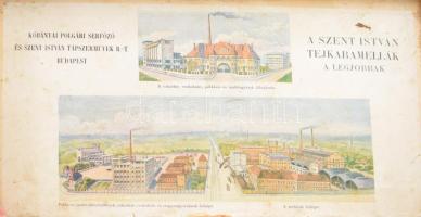 Kőbányai Polgári Serfőző és Szent István Tápszerművek által gyártott Szent István Tejkaramellák dísz...