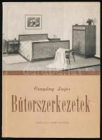 Czagány Lajos: Bútorszerkezetek. Bp., 1957, Táncsics. Kiadói papírkötés, kissé kopott borító. Megjelent 3070 példány.