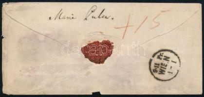 ~1857 Franco levél "BARTFELD" - Wien