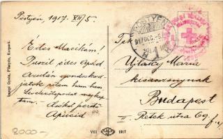 1917 Csejte, Csejthe, Cachtice; Cachticky hrad / Schloss Ruine Cseyte / Báthory Erzsébet vára. Lampl...