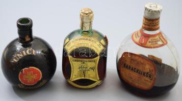 23 darab zömmel Zwack italos üveg, ital, bontott, párolgott, üres darabok pár bontatlan üveggel, köz...