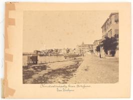 cca 1890 Konstantinápoly panorámája a Galatai toronyból. Magyar utazó által készített nagy méretű pa...
