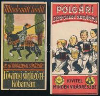 2 db Kőbányai Sörfőzde számolócédula