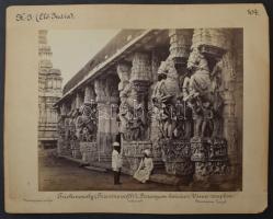 cca 1900 Sziám, Thaiföld: Bangkok / Trichinopoly (Tiruccsirápalli) India, magyar utazó feliratozott fotói kétoldalas karton 38x30 cm  circa 1900 Siam, Bangkok /Trichinopoly India , photos of a Hungarian traveler double-sided cardboard 38x30 cm