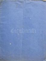 1912 Bp., Fizetési ív, kitöltött